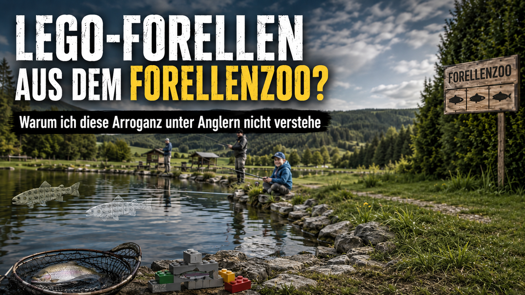 Lego-Forellen aus dem Forellenzoo